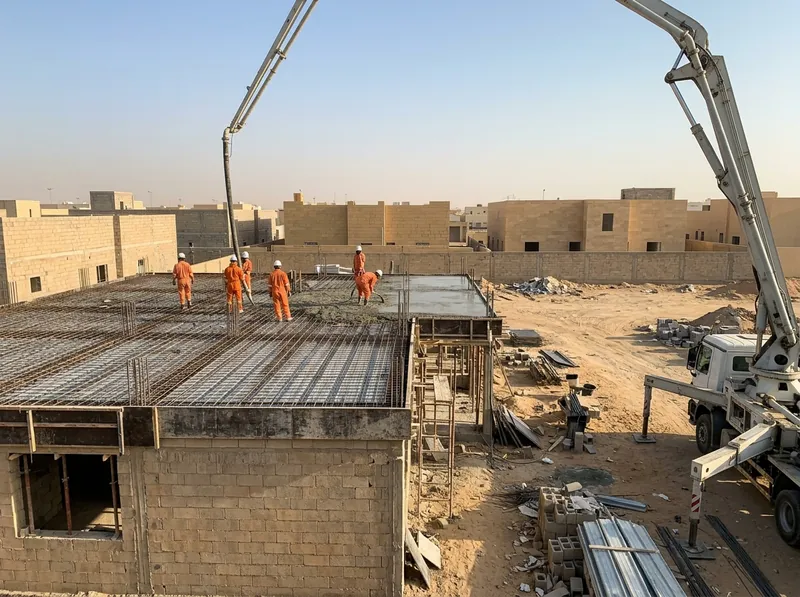 صورة من موقع البناء
